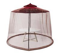 Filet pour Parasol De Terrasse | Filet Maille pour lle De Jardin,Toile d'avec Fermeture Éclair 3x2.pour Cour Canopée Jardin