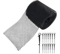 Filet pour tranches de drainage, barrière en maille résistante pour jardin | Piège à feuilles et déchets, protection pour drainage, utilisation dans les fermes et les sentiers