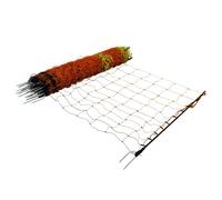 Filet Pour Volaille Électrique 50M Rouleau Clôture & Poteaux Conductif Filets Mailles Hauteur de 120 cm 11 Fils 120 cm Hauteur de 1,2 M 14 Piquets Double Pointe [Kit de Réparation & 10 Piquets INCLUS]