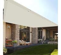 Filet Protection Balcon Piscine 1.6 x 2.8 m UV Protection avec Oeillets Tissu Polyester Multi Couleur et Taille Toiles D'Ombrages pour Terrasses Balcons et Jardins, Blanc cassé
