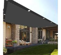 Filet Protection Balcon Piscine 1.6 x 2.8 m UV Protection avec Oeillets Tissu Polyester Multi Couleur et Taille Toiles D'Ombrages pour Terrasses Balcons et Jardins, Gris Foncé