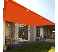 Filet Protection Balcon Piscine 2.5 x 4.5 m UV Protection avec Oeillets Tissu Polyester Multi Couleur et Taille Toiles D'Ombrages pour Terrasses Balcons et Jardins, Orange