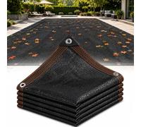 Filet Protection Piscine, Bâche Piscine Rectangulaire, Anti-Feuilles HDPE | 80-90 % d'ombrage; 6 coutures et coins renforcés; filet d'ombrage extérieur pour jardin, serre et terrasse.(2x5m)
