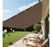 Filet Protection Solaire 165 x 260 cm Anti UV Filet Solaire Résistant avec Œillets pour La Couverture Végétale Serre Pergola Jardin Abri D'Auto Pet House Lawn Patio, Brun