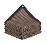 Filet Protection Solaire 265 x 310 cm Résistant Aux UV et Au Vent Bloquer Les Rayons UV, avec Œillets Tissu d'ombrage pour Pergola, Terrasse, Serre, Poulailler, Plantes, Marron
