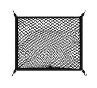 Filet Rangement Coffre Voiture pour Nissan Versa Note 2014-2023, Bagage Stockage Élastique Filets Chargement Organisateur Fixe Maille Accessoires, B/Double-Layer Flat Net- D/80x60