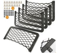 Filet Rangement pour Camping Car 5 PCS, Organizer Rangement Coffre Voiture 36 * 18 CM, Multifonctionnel Sac Pocket Rangement