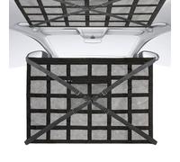 Filet Rangement Toit Voiture pour BMW 5 Series F11 Touring 2011 2012 2013 2014 2015 2017,Organiseur réglable Double Couche avec Fermeture éclair,Accessoires intérieurs,90 * 65