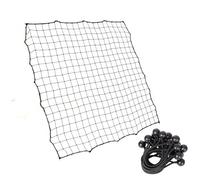 Filet rebondissant de football, filet de rechange pour entraînement sportif avec 20 cordes élastiques pour exercices scolaires, entraînement dans le jardin ou échauffements d'équipe, 100 x 100 cm en