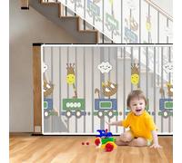 Filet Securite Escalier 65 x 160 cm Résistant Aux Intempéries, Solide et Réglable, et Aux Tractions, Filet de Protection pour Escalier, Filets Chat Balcon pour Les Bébés, B