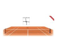 Filet tennis 2,5 mm MS Tremblay Noir TU