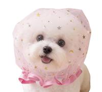 Filet Tête pour Chien,Protection Ajustable Douce à Dégagement Rapide,Résille Faciale Anti-Fouille Chiens Chats - pour Sorties, Plein Air, Chaleur Estivale, Balades au Parc et en Rue