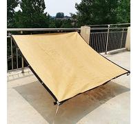 Filet Toile D'ombrage à 90%, Couverture de Serre, Auvent de Terrasse Voile d'ombrage Coupe-Vent Filet Tissu, Filet D'isolation Thermique Jardin Serre terrasse Plante,beige-3x4m