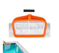 Filet transparent de piscine, outil d'écumoire à cadre lourd, poignée renforcée, système de collecte de mailles, kit de capture de débris d'eau à mailles fines, ensemble utilitaire de nettoyage à port