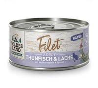 Filet Tuna & Saumon with Sweet Potatoes & Spinach 12 x 80 g