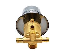 Filetage à Vis/Intubation Laiton Massif Mitigeur d'eau Froide et Chaude Robinet Douche 2/3/4/5 Voies Inverseur, pour Cabine Douche, Cartouche Céramique (Déviateur Intubation-3 Sortie)