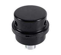Filetage connecteur silencieux ouverture filtre à Air 1/2 `` filtre à air compresseur silencieux d'admission en métal noir 20mm