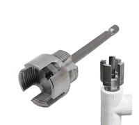 Filetage de tuyau - Acier au carbone 30,5 - 86,4 cm - Filetage intérieur extérieur - Outil PPR - Parfait pour tuyau d'eau, plomberie, jardin, agriculture, tuyau, câble, fil, trou de robinet