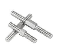 Filetage double à droite et à gauche, Tige filetée double en acier inoxydable 304, filetage à gauche, filetage à droite, boulon à tige filetée double(M10x80-1Pcs)