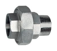 RIEGLER Riegler Raccord double filetage, femelle/mâle, étanchéité plate, G 2, ES 1.4408 Quantité:1