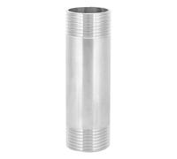 Filetage mâle NPT de 1 po à 1 po NPT, raccords de connecteur tuyau fileté en acier inoxydable 304, accessoire pipeline moulé à mamelon malléable pour connecter et étendre des