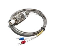 Fileté pour capteur de température à thermocouple Ring pour test de machine industrielle, type K/E, filetage de montage 16/20 x 1,5 mm, plage de 0 ℃ ~ 400 ℃, compatible avec les modèles WREM-201/WREM