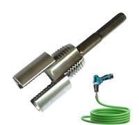 Fileteuse pour Tuyaux PVC d'Eau - Ouvre-Filetage Externe pour Conduites Hydrauliques - Taraud En Acier Au Carbone, Outil De Coupe Pour Perceuse Et Rétablissement De Filetages De Plomberie