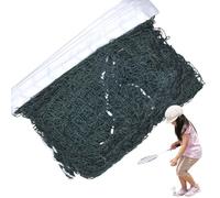 Filets de badminton | Filet de badminton en maille solide haute résistance | Filet de volley-ball léger et portable, équipement de badminton pliable pour jardin, plage, parc, extérieur