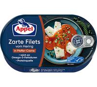 Filets de hareng Appel dans une crème au poivre savoureusement épicée 200g