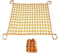 Filets De Levage De Cargaison en Polyester - Filet De Levage à élingue Plate, Filet De Levage pour Outils De Chargement Et De Déchargement Industriels, 1 X 1M/Mesh 10cm/Load 500kg