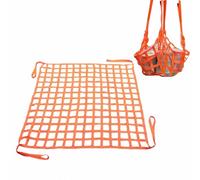 Filets de Levage de Charges, Sangles de sécurité, capacité de Charge de 0,3 à 4 tonnes, Grand Filet de Levage à élingue, pour engins de Chantier, gréement, remorquage(2 X 2M/Mesh 15cm/Load 1t)