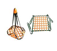 Filets de Levage de sécurité en Polyester, Filets de Levage Cargaison en Nylon Plusieurs Tailles(1.5 X 1.5M/Mesh 10cm/Load 1t)