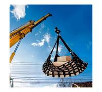 Filets de Levage, Sangles de Levage Robustes en Polyester, élingue de 3 m pour l'arrimage et Le remorquage, capacité de 2 tonnes (4409 LB), idéales pour Les opérations de Construction et de