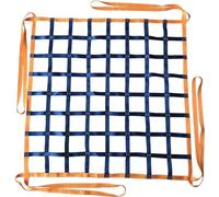 Filets de Levage Suspendus for Briques, Sac en Filet Polyester, Plat, Forte capacité Charge, résistance à la déchirure(2 X 2M/Mesh/15cm/Load 3t)
