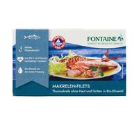 Filets de maquereau sans peau - Huile d'olive 120g Pack de 6