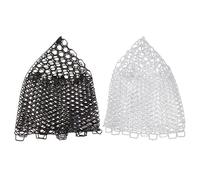 Filets De P¿ºche De Remplacement Pliables En Caoutchouc, Outils De P¿ºche En Maille, Trou De Capture De Poisson, Lib¿¿Ration De Filet De Lancer, Pi¿¿Ge, Filet D'atterrissage