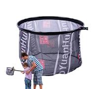 Filets de pêche | Filet de Bassin avec Une poignée Extensible | Portable Support Solide Cadre en d'aluminium | Filet de pêche échangeable sécurisé en Maille Filet équipement de pêche pour Fisc