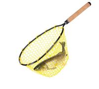 Filets de pêche pour la pêche avec poignée en maille fine | Épuisette de pêche pour pêche à la truite en mer et rivière
