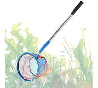 Filets de Plage, Épuisette à Grenouille Télescopique, Manche Antidérapant et Robuste pour Pêche, Chasse Papillons et Campement en Extérieur