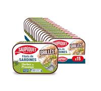 FILETS DE SARDINES GRILLES HERBES DE PROVENCE 70GX15