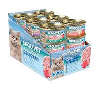 Filets de Thon Rouge (Lot de 24) - 6 variétés - Boîtes de 80 g - Nourriture Humide pour Chat - ARQUIVET