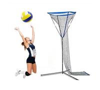 Filets de Volley-Ball Équipement d'entraînement for passeurs de Volley-Ball, Filet de Volley-Ball d'intérieur léger, Filet Cible idéal for Les Passes, Les Services et Les smashs.(Blue)