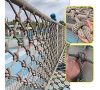 Filets d'escalade robustes pour enfants - Filet de sécurité en nylon pour aire de jeux, filet de protection contre les chutes, épaisseur 15 mm, maille 12 cm, idéal pour les zones panoramique