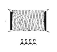 Filets pour Auto Filet De Coffre De Voiture pour Toyota pour RAV4 XA50 2019~2023 Organisateur Rangement en Maille Chargement Arrière Crochet De Poche Élastique Filet Rangement de Coffre(110x60cm)