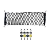 Filets pour Auto Filet De Rangement Universel en Nylon pour Coffre Arrière De Voiture Réglable en Maille Élastique avec Poche De Voyage Extensible Filet de Rangement Voiture(110 x 40cm)