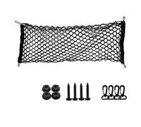 Filets pour Auto Filet Élastique Extensible Coffre Voiture Rangement Universel pour Bagages en Nylon Organiseur Poche Intérieure Maille Filet pour Coffre Voiture(Double Net 90x40)
