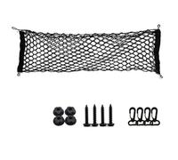 Filets pour Auto Filet Élastique Extensible Coffre Voiture Rangement Universel pour Bagages en Nylon Organiseur Poche Intérieure Maille Filet pour Coffre Voiture(Double Net 90x30)