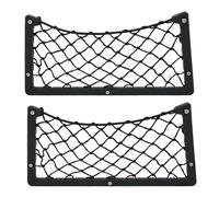 Filets pour Auto Filet Rangement Camping-Car Sac Rangement Poche Panneau Porte Siège Bus Support Téléphone en Maille Réseau pour Portefeuille Clés Filet pour Coffre Voiture(2 pcs)