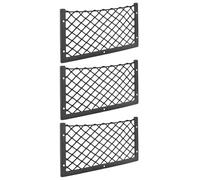 Filets pour Auto Lot De 3 Filets Rangement pour Porte Voiture 36 X 18 Cm pour Siège De Bus Organiseur Téléphone Pochette Rangement pour Portefeuille Et Clés Filet pour Coffre Voiture(3pcs)
