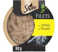 Filets Sheba Domes Nourriture humide pour chat adulte Pack de 2 x 16x60g